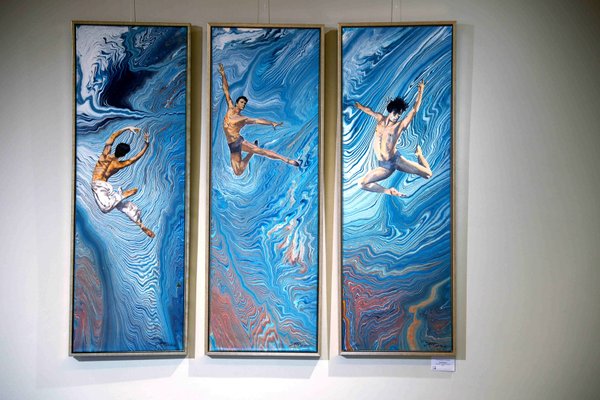 Panta Rhei Triptychon A (120x120cm) - RUPPO