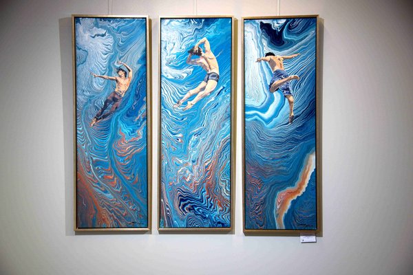 Panta Rhei Triptychon B (120x120cm) - RUPPO