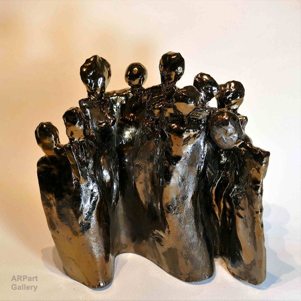 Die Gruppe (Keramik-Skulptur) - PAULIG